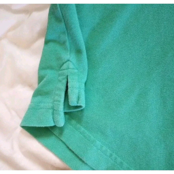 Peter Millar Golf Polo Shirt Men’s Size Large Green Blue Short Sleeve - Picture 5 of 8